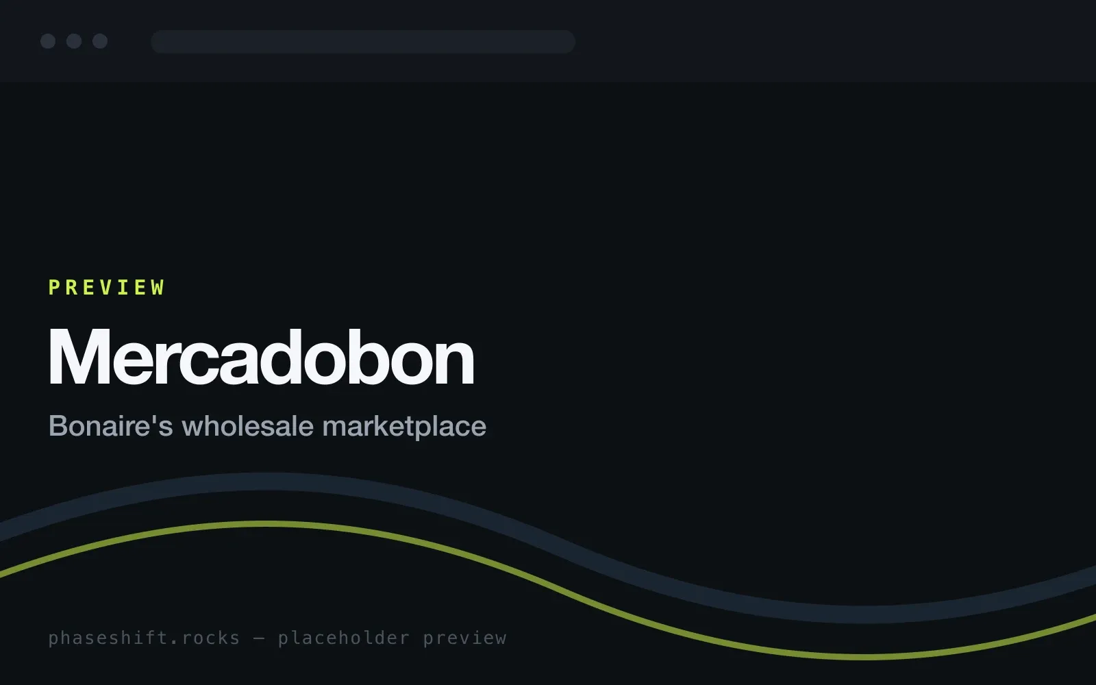 Mercadobon marketplace preview showing listings and browse experience