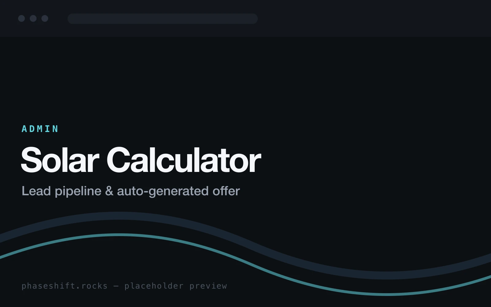 Solar Calculator adminpaneel met de lead-pipeline en een automatisch gegenereerde gespecificeerde offerte